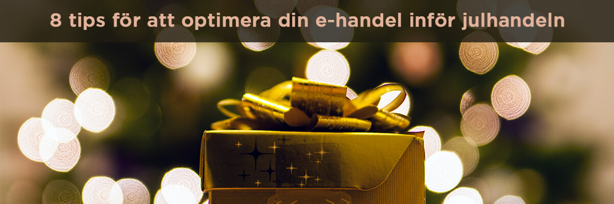 optimera e-handel inför julhandeln